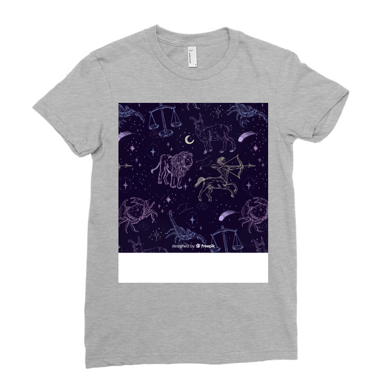 Zodiac Sign Astrology Popular Nostalgia Ladies Fitted T-Shirt by moiadyohta2 | Artistshot