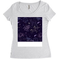 Zodiac Sign Astrology Popular Nostalgia Women's Triblend Scoop T-shirt | Artistshot