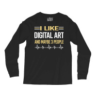 3 People Digital Arts Cute Long Sleeve Shirts | Artistshot