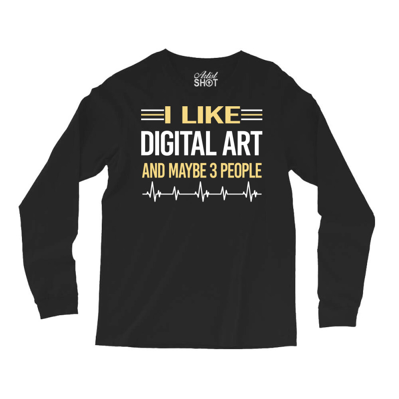 3 People Digital Arts Cute Long Sleeve Shirts | Artistshot