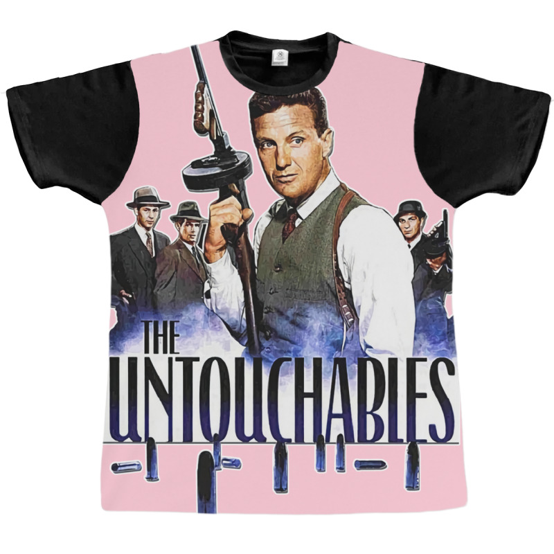 The Untouchables Eliot Ness Robert Stack T T R I B U T E E Active T Sh Graphic T-shirt | Artistshot