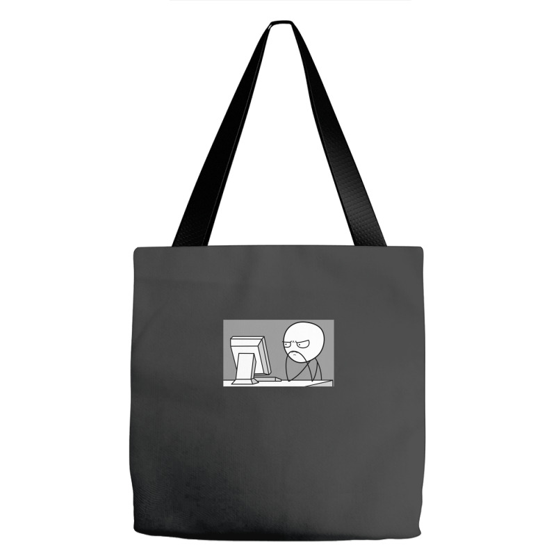 Computer Guy Meme Tote Bags | Artistshot