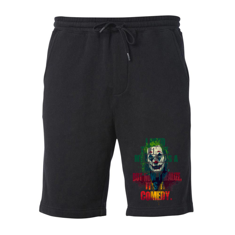 Tragedy Comedy Fleece Short | Artistshot