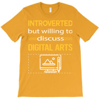 Funny Introverted Digital Arts Retro T-shirt | Artistshot