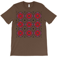 Egypt Style Pattern In Red And Blue Nostalgia T-shirt | Artistshot