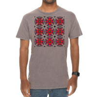 Egypt Style Pattern In Red And Blue Nostalgia Vintage T-shirt | Artistshot