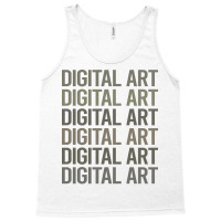 Gray Text Art Digital Arts Trending Tank Top | Artistshot