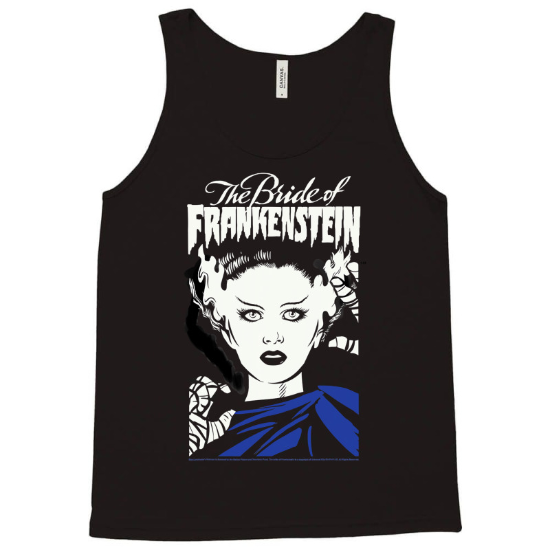 Universal Monsters The Bride Of Frankenstein Illustrated Tank Top | Artistshot