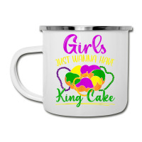 Girls Just Wanna Have King Cake Costume Mardi Gras Festival T Shirt Camper Cup | Artistshot