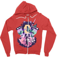 Butterfly Shinobu Zipper Hoodie | Artistshot