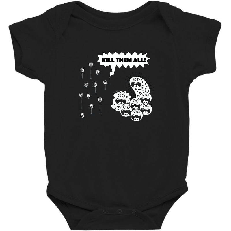 Kill Them All Baby Bodysuit by putrimeheng | Artistshot