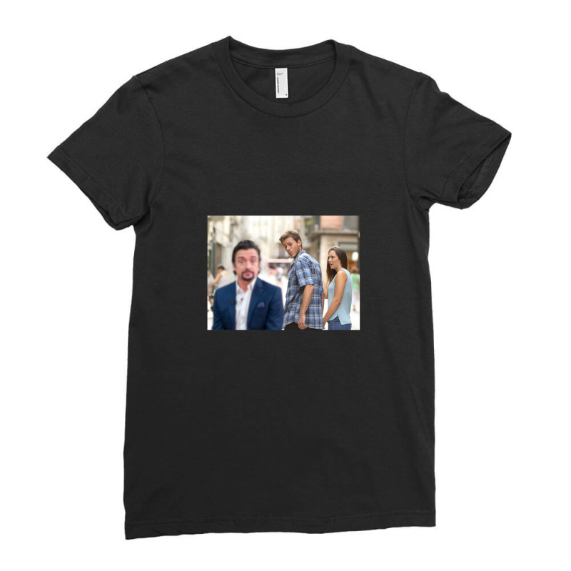 Distracted Boyfriend Meme But It's Richard Hammond Ladies Fitted T-Shirt by PauletteWatkins1 | Artistshot