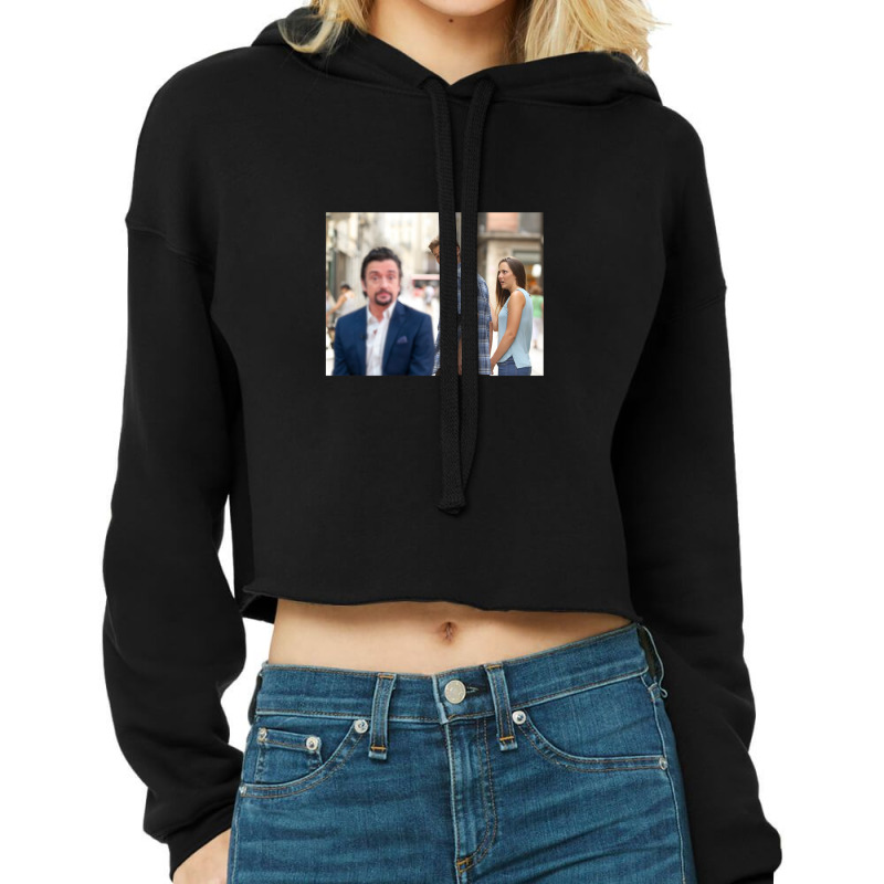 Distracted Boyfriend Meme But It's Richard Hammond Cropped Hoodie by PauletteWatkins1 | Artistshot