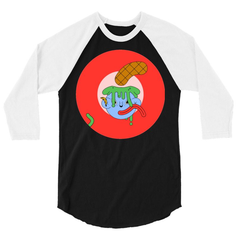 Ilustration Art Humor Trending 3/4 Sleeve Shirt | Artistshot