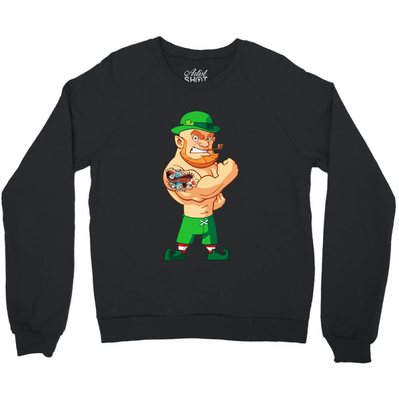 Leprechaun St Patricks Crewneck Sweatshirt | Artistshot