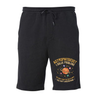 Astrophysicist I Solve Problems Funny Astronomical Science Love Fleece Short | Artistshot