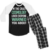 Crazy Lover Cosmology Music Men's 3/4 Sleeve Pajama Set | Artistshot