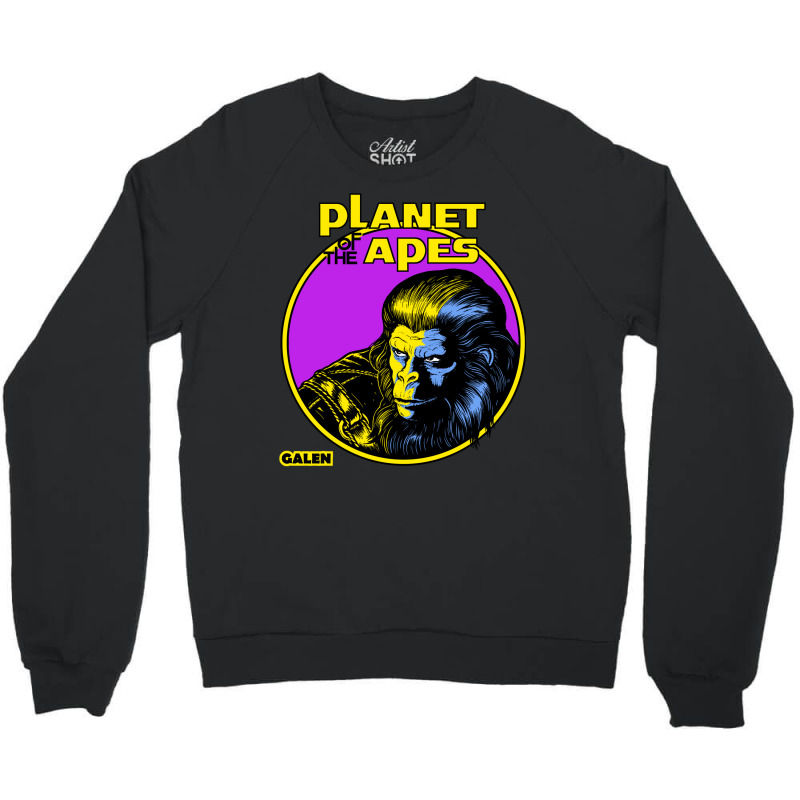 Chimpanzee Scientist Crewneck Sweatshirt by kamposdaroldl | Artistshot