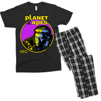 Chimpanzee Scientist Men's T-shirt Pajama Set | Artistshot