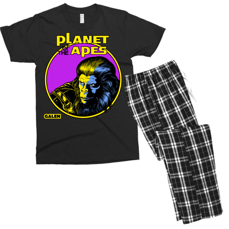 Chimpanzee Scientist Men's T-shirt Pajama Set by kamposdaroldl | Artistshot