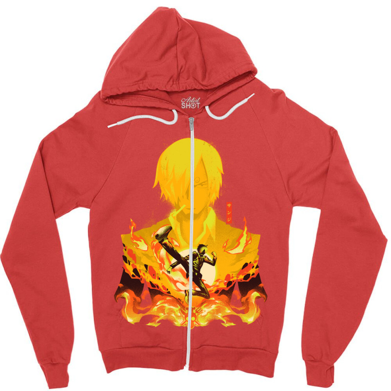 Vinsmoke Pirate Zipper Hoodie | Artistshot