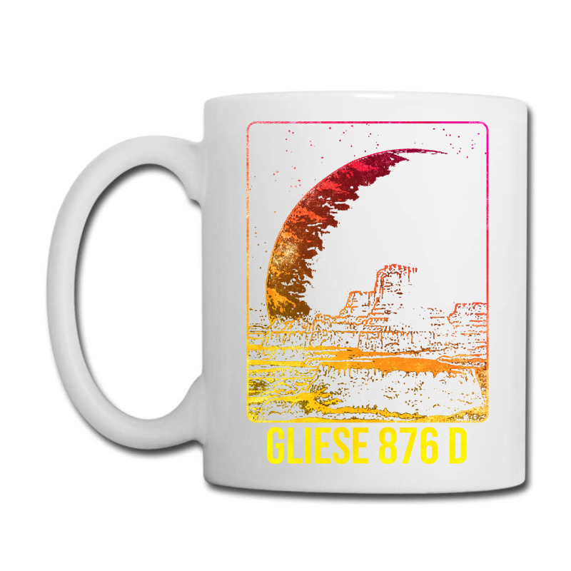 Gliese 876 D Exoplanet Planet Blue Coffee Mug | Artistshot