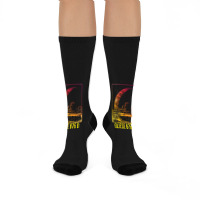 Gliese 876 D Exoplanet Planet Blue Crew Socks | Artistshot