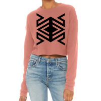 Geometric Tribal Spider Pattern Cropped Sweater | Artistshot