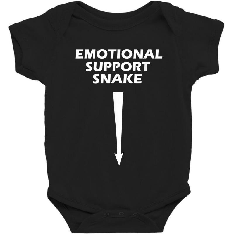 Mens Adult Humor Dirty Joke Emotional Support Snake Baby Bodysuit by VictorMRodriguez | Artistshot