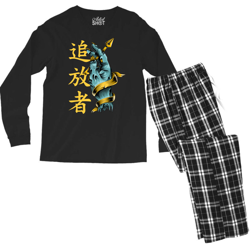 Tangan Seniman Summer Men's Long Sleeve Pajama Set | Artistshot