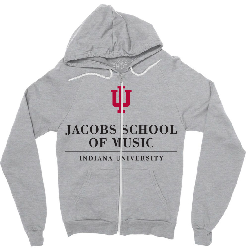 Jacobs School Of Music Indiana Zipper Hoodie by Shirley J Blalock | Artistshot