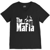 Mafia Vintage V-neck Tee | Artistshot