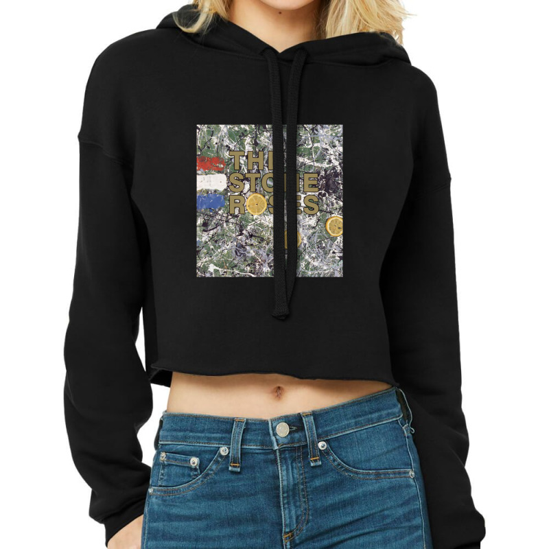 Elephant Stone  The Stone Roses Cropped Hoodie by JustinParkerLaGra | Artistshot