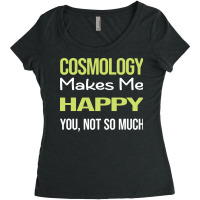 Funny Happy Cosmology Retro Women's Triblend Scoop T-shirt | Artistshot