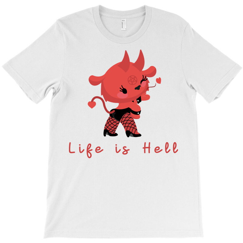 Life Is Hell Aesthetic T-shirt | Artistshot