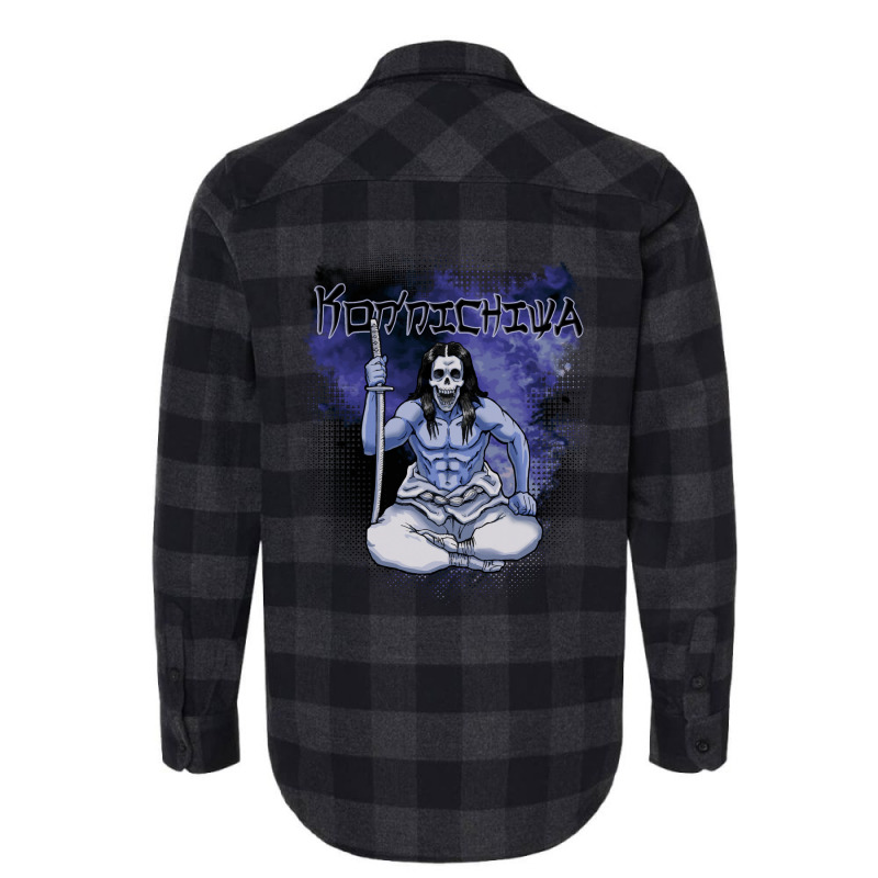 Ghost Samurai  Kon´nichiwa Flannel Shirt by anzorinwakoo | Artistshot