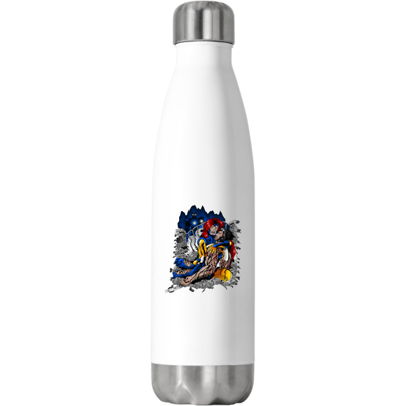 Death Of Logan Exclusive Stainless Steel Water Bottle | Artistshot