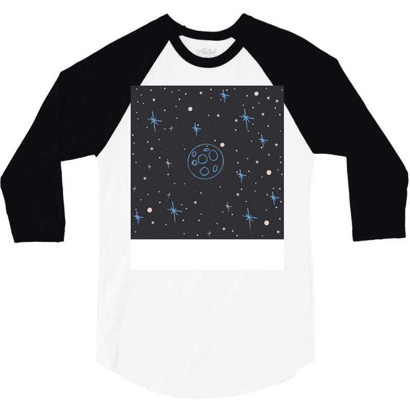 Moon Tumblr 3/4 Sleeve Shirt | Artistshot