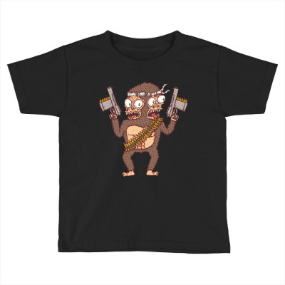 Guerilla Gorilla Toddler T-shirt Designed By Hexyeah