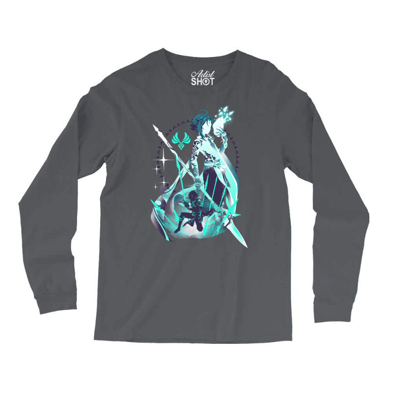 Xiao Vigilant Yaksha Long Sleeve Shirts | Artistshot