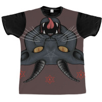 Satan Cat Graphic T-shirt | Artistshot