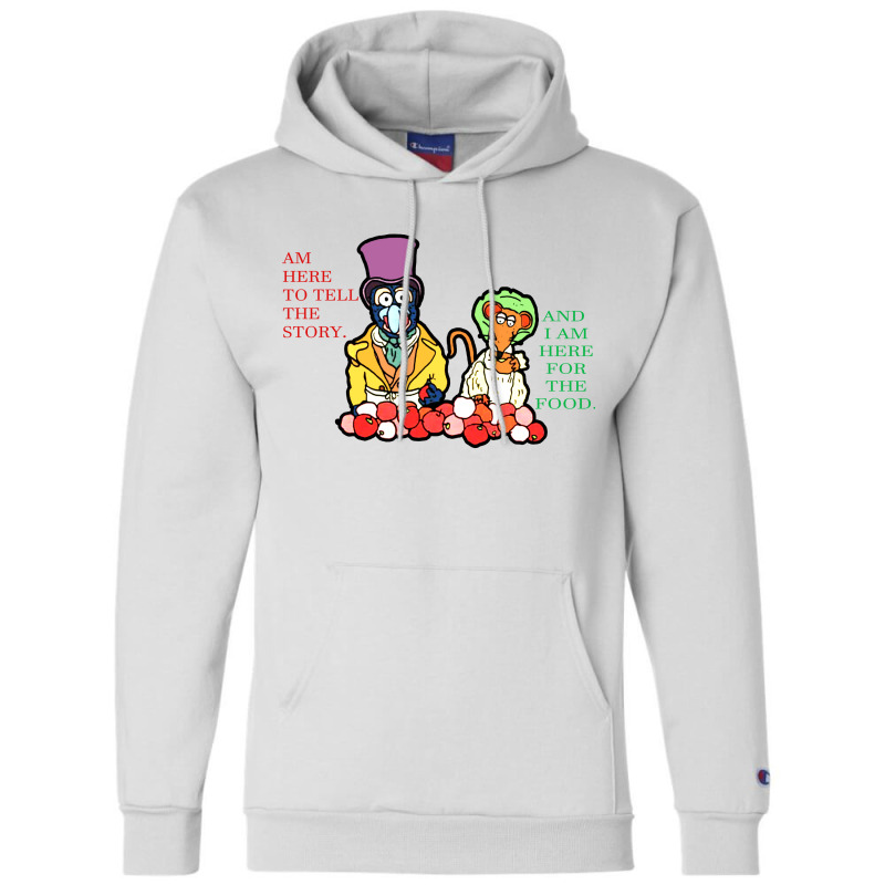 #muppet Christmas Carol   Gonzo And Rizzo Champion Hoodie | Artistshot