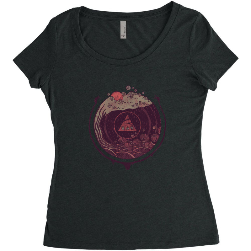 Dark Waters 1 Women's Triblend Scoop T-shirt | Artistshot