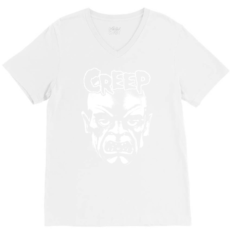 Creep! V-Neck Tee by kamposdaroldl | Artistshot