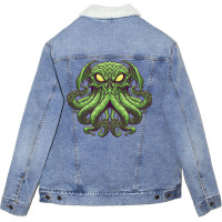 Cthulhu Unisex Sherpa-lined Denim Jacket | Artistshot