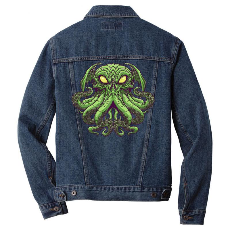 Cthulhu Men Denim Jacket by kamposdaroldl | Artistshot