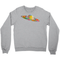 Saturn Melt Red Crewneck Sweatshirt | Artistshot