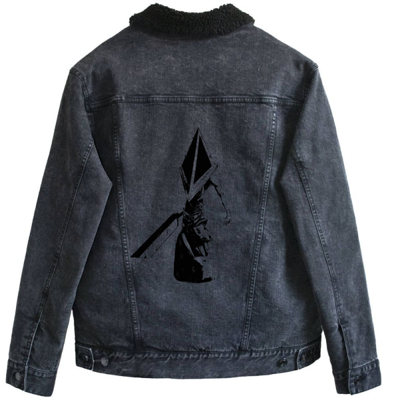 Pyramid Head 111 Unisex Sherpa-lined Denim Jacket | Artistshot