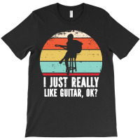 I Just Really Like Guitar Ok T  Shirt I Just Really Like Guitar, O K T T-shirt | Artistshot