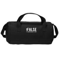 !false It's Funny Because It's True  Funny Programming Jokes  Dark Col Duffel Bag | Artistshot